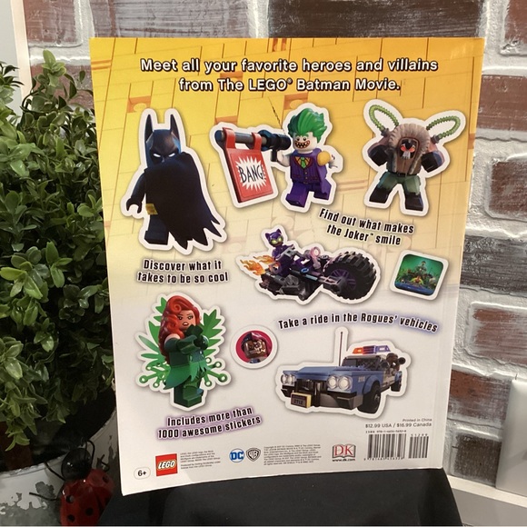 Lego The Batman Movie 1000+ Sticker Book - Like New - 1 Sticker Used - Comics - Picture 3 of 14